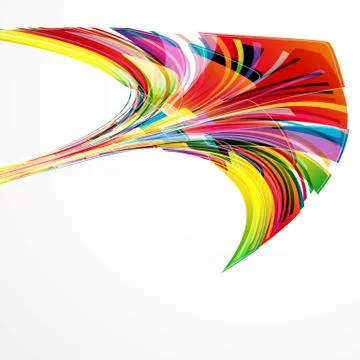 Abstract bright vector background. Illustrazione stock