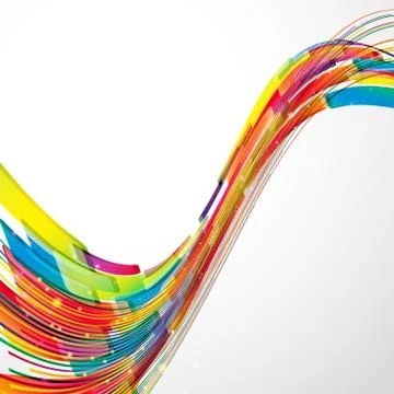 Abstract bright vector background. Stock Illustration