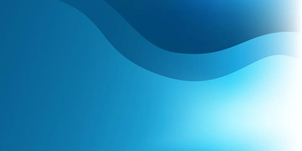 Abstract bright wavy background with translucent wavy, curvy shapes, soft g.. 库存插图