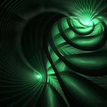 Abstract bright wavy lines on a background. Stock-Illustration