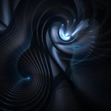 Abstract bright wavy lines on a background. Stock-Illustration