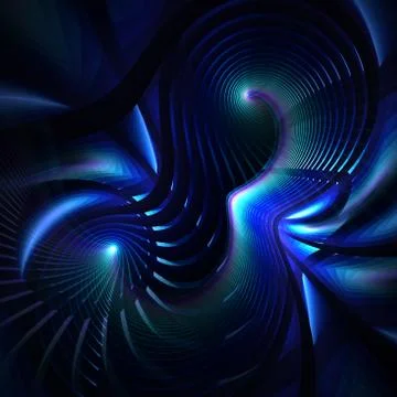 Abstract bright wavy lines on a background. Stock Illustration