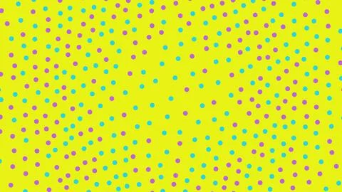 Abstract bright yellow background with small colorful squares Stock Illustration