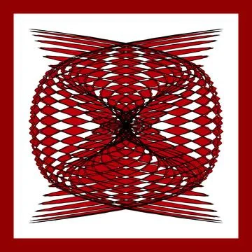 Abstract broad strokes red and black graphic grunge lines. Illustrazione stock