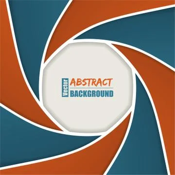 Abstract brochure with camera shutter design Stock Illustration