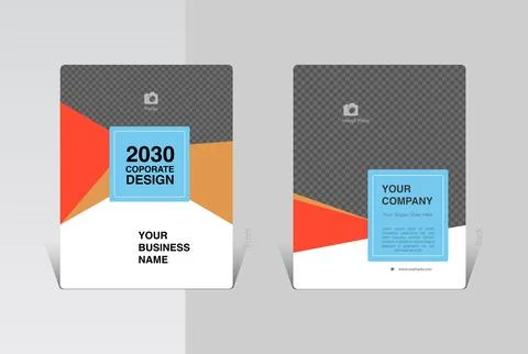 Abstract brochure design concept with 3d pyramid shapes 스톡 일러스트