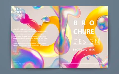Abstract brochure design 스톡 일러스트