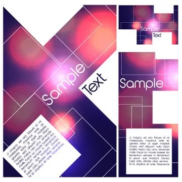 Abstract Brochure ,Flyer Design. - Vector Illustration Stock Illustration