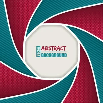 Abstract brochure with shutter design Stock Illustration