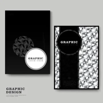 Abstract brochure template Stock Illustration