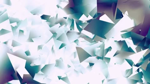 Abstract broken glass shards pattern with teal and purple tones, seamless l.. 動画素材 342041422