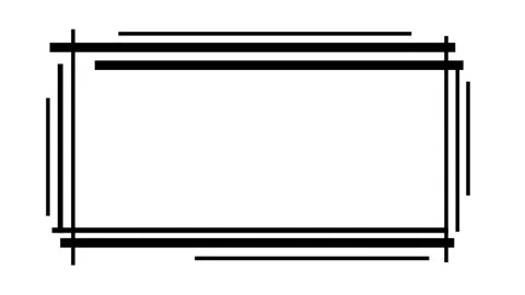 Abstract broken lines stop motion frame animation Stock Footage 148324984