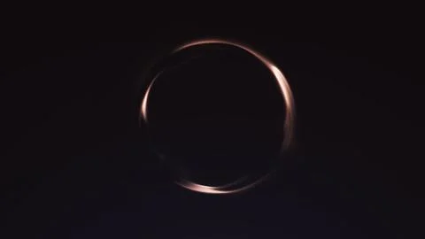Abstract bronze gradient glowing orb with smooth plasma light and elegant m.. Stock Illustration