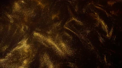 Abstract bronze paint . Shooting on a black background. Stock Footage 238512357