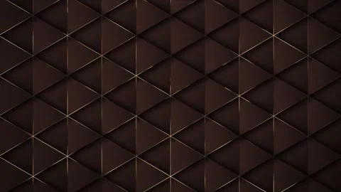 Abstract brown background with gold. chocolate background. 4k luxury geomet.. Stock Footage 290047694