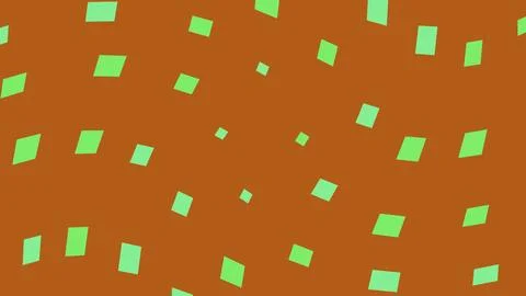 Abstract brown background with light green geometric squares Stock Illustration