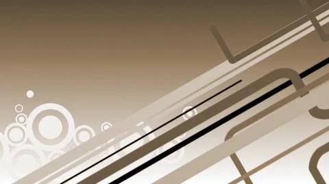 Abstract brown background with lines and circles loop Stock Footage 41203931