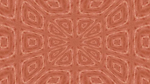 Abstract brown background with moving kaleidoscope ornaments Vídeos de archivo 337228500