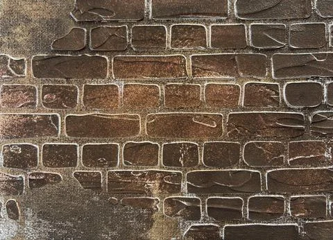 Abstract Brown Brick Pattern Textured Surface Photos