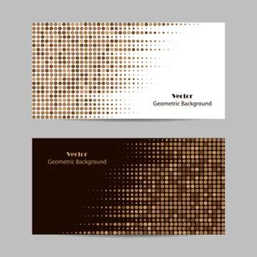 Abstract brown dotted background. Halftone. Vector illustration Stock Illustration