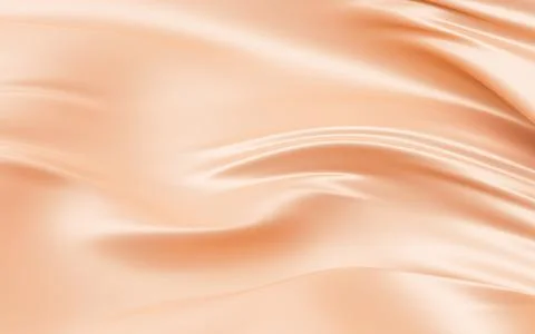 Abstract brown fabric silk texture background, 3d rendering. Stock Illustration