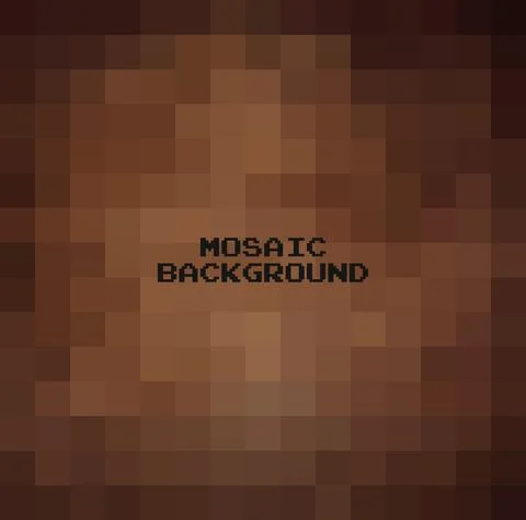 Abstract Brown geometric Background, Creative Design Templates. Pixel art Gri Illustration
