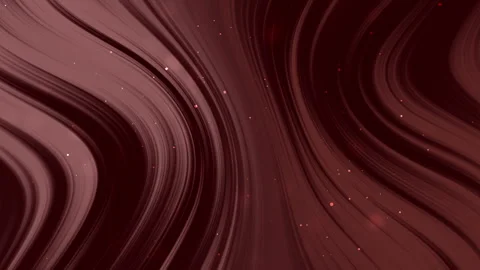Abstract brown gradient background with wavy lines and sparkling dust Stock Footage 285099247