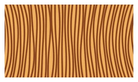 Abstract brown lines on an orange background creating a vertical wavy patte.. Stock Illustration