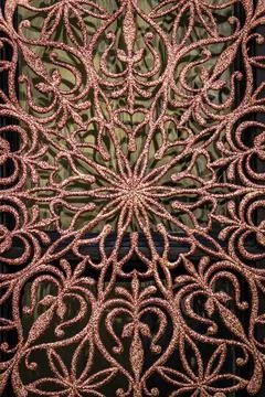 An abstract brown love pattern Stock Photos