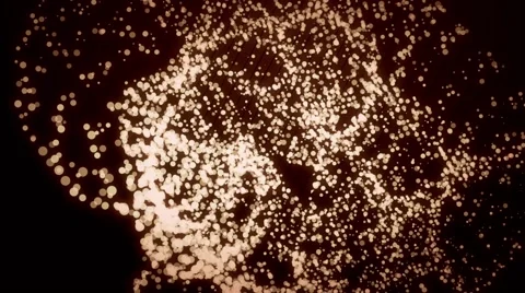 Abstract brown motion background with moving white dots Stock Footage 41167053