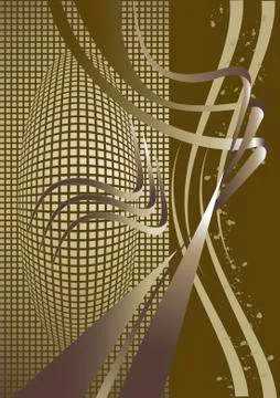 Abstract brown nuance background Stock Illustration