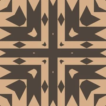 Abstract brown pattern with arrows and points Stock Photos