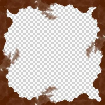 Abstract Brown Smoke Frame Stock Photos