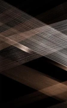Abstract Brown Textured Threads with Artistic Patterns Stock-Fotos