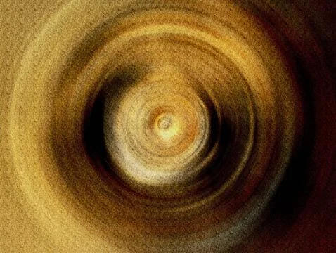Abstract Brown Vortex Spiral Texture Background With Swirling Tunnel Motion.. 库存插图
