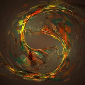 Abstract brown wave background Illustrazione stock