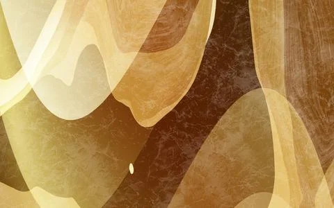 Abstract brown wavy background with grunge effect Stock Illustration