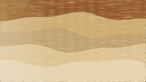 Abstract brown wavy lines pattern. 2d animation Stock Footage 345042816