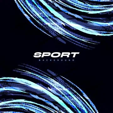 Abstract Brush Background with Halftone Effect Stock Illustration