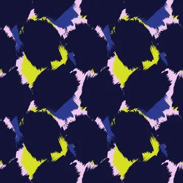 Abstract Brush Fur Seamless Pattern Stock Illustration