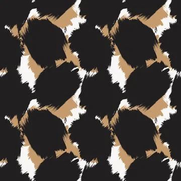 Abstract Brush Fur Seamless Pattern Stock Illustration