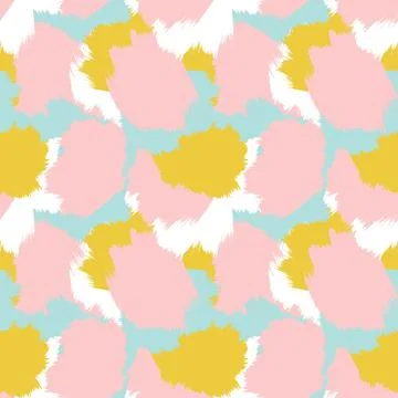 Abstract Brush Fur Seamless Pattern Stock Illustration