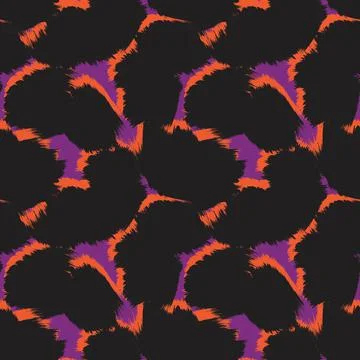 Abstract Brush Fur Seamless Pattern Stock Illustration