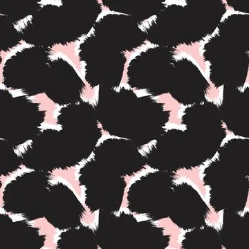 Abstract Brush Fur Seamless Pattern Stock Illustration