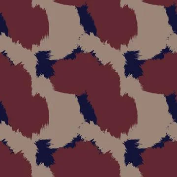 Abstract Brush Fur Seamless Pattern Illustrazione stock