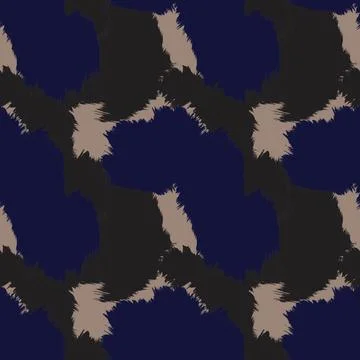 Abstract Brush Fur Seamless Pattern Stock Illustration