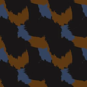 Abstract Brush Fur Seamless Pattern Stock Illustration