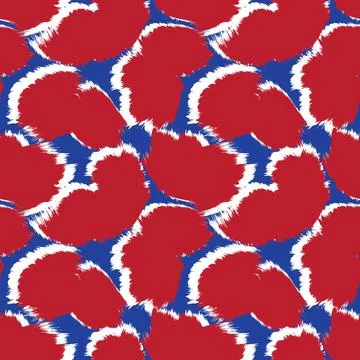 Abstract Brush Fur Seamless Pattern Stock Illustration