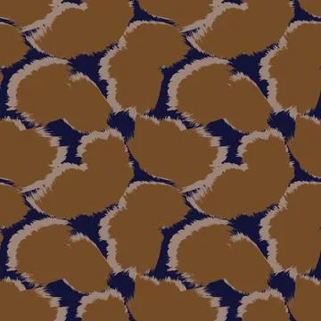 Abstract Brush Fur Seamless Pattern Stock Illustration