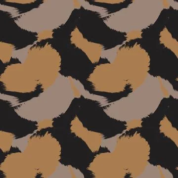 Abstract Brush Fur Seamless Pattern Illustrazione stock